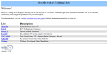 Tablet Screenshot of lists.fly-web.us